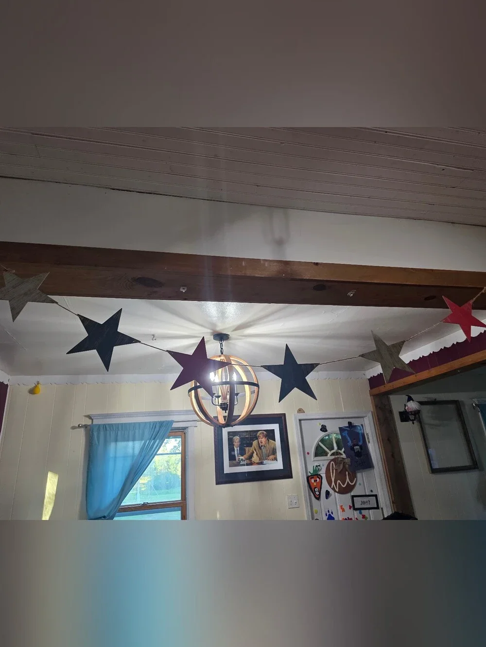 Hobby Lobby Wooden Star Garland QTY 2